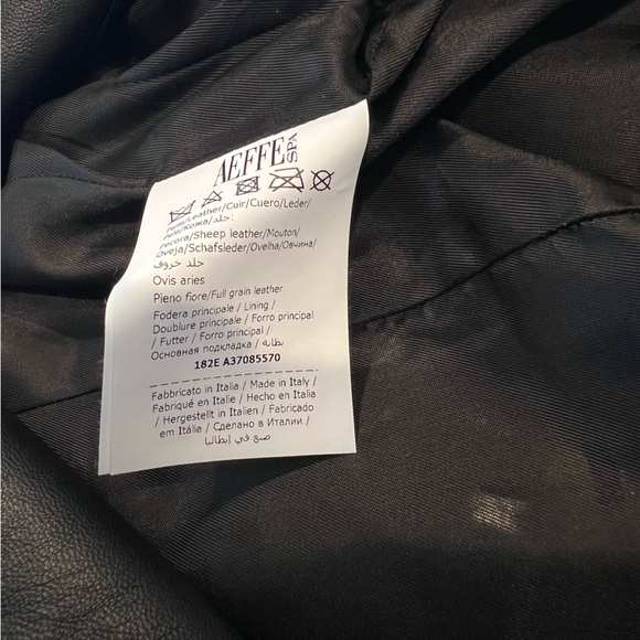 RARE Moschino Harness Leather Biker Jacket - Picture 5 of 5